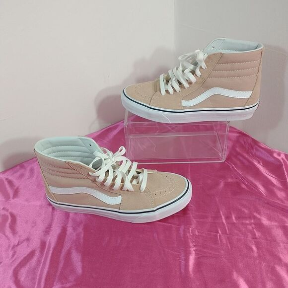 Vans Men's 7/Women's 8.5 Sk8-Hi Mahogany Rose/True White . - Picture 2 of 8